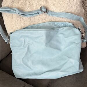 Elegant Sky Blue Shoulder Bag